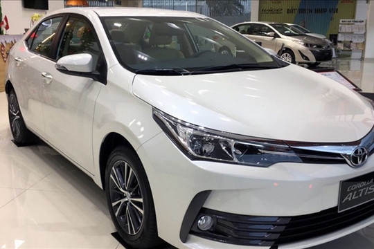 Toyota Việt Nam triệu hồi thêm 166 xe Corolla Altis để thay bơm xăng