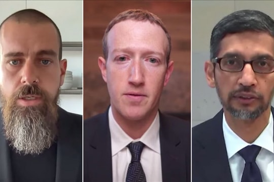 Big Tech điều trần tại Mỹ lần đầu kể từ vụ bạo loạn Đồi Capitol