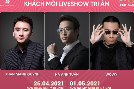 Rapper Wowy là khách mời cuối cùng trong liveshow Tri Âm của Mỹ Tâm