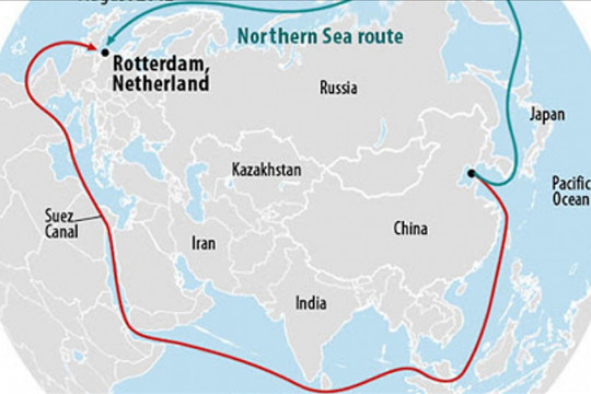 Nga tham vọng đưa tuyến vận tải Biển Bắc thay thế kênh đào Suez
