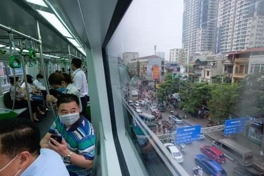 Đường sắt Cát Linh - Hà Đông chạy 6 phút/chuyến