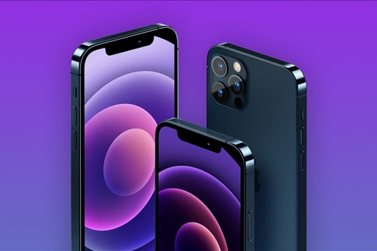 Tải về hình nền iPhone 12 màu tím mới tại đây
