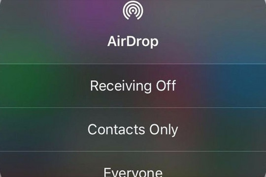 Người dùng iOS nên tắt ngay AirDrop
