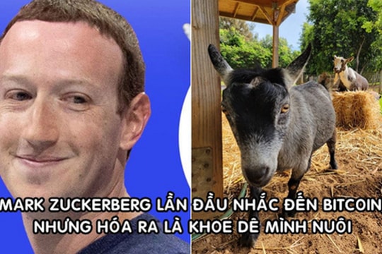 Mark Zuckerberg khoe ảnh nuôi dê, đặt tên là Bitcoin: Hút hơn 400.000 lượt thích sau hơn 3 giờ đăng tải