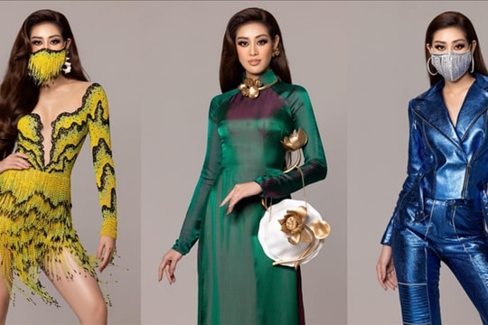 Thời trang ấn tượng của Khánh Vân tại Miss Universe 2020