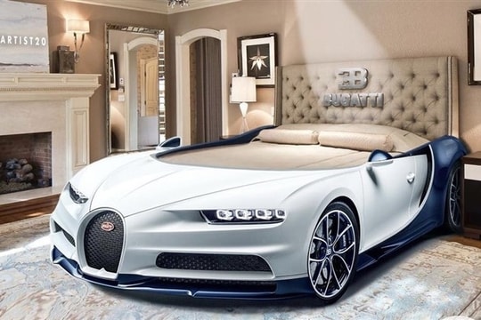 Bugatti Chiron phiên bản giường ngủ xa hoa bậc nhất thế giới