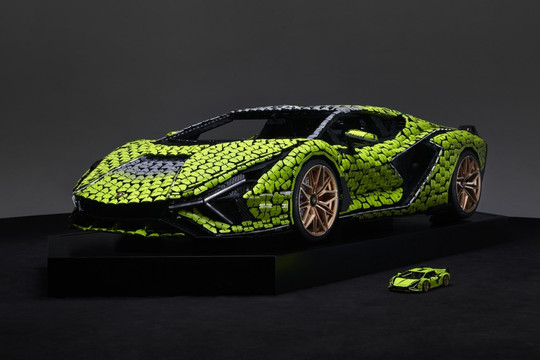 Lego hợp tác cùng Lamborghini ra mắt mô hình của siêu phẩm Sián FKP37 tỉ lệ thật