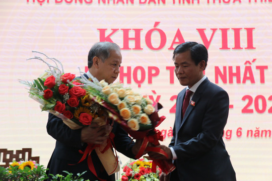 Ông Nguyễn Văn Phương được bầu làm Chủ tịch UBND tỉnh Thừa Thiên - Huế