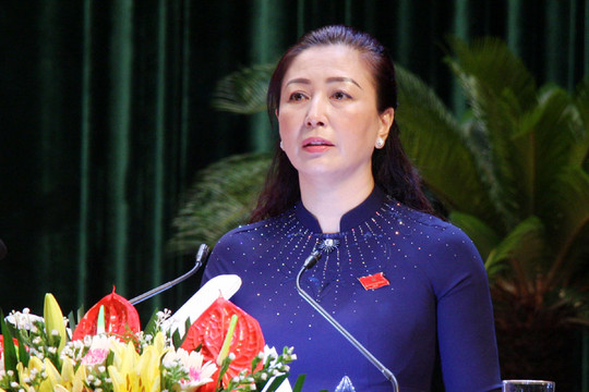 Bà Lê Thị Thu Hồng được bầu làm Chủ tịch HĐND tỉnh Bắc Giang khóa XIX