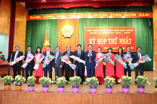 Ông Lưu Văn Trung được bầu làm Chủ tịch HĐND tỉnh Đắk Nông