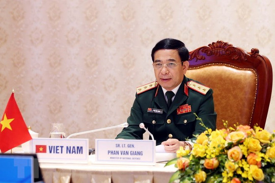 Điện đàm trực tuyến Bộ trưởng Bộ Quốc phòng Việt Nam-Ấn Độ