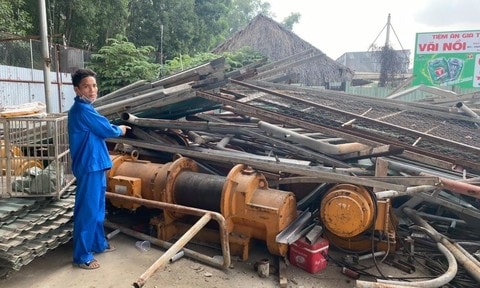 Thuê xe tải trộm tài sản hơn 1 tỷ đồng trong công trình, đem bán phế liệu