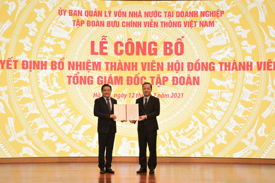 Ông Huỳnh Quang Liêm chính thức giữ chức Tổng giám đốc VNPT