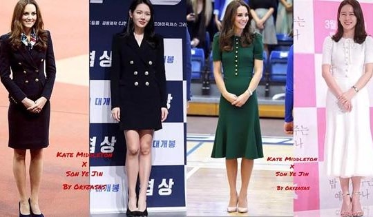 Hóa ra cảm hứng thời trang của Son Ye Jin là từ Công nương Kate