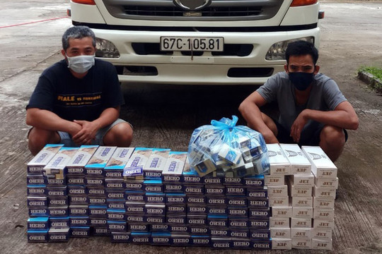 Liên tiếp bắt giữ các vụ buôn lậu thuốc lá ở biên giới Kiên Giang