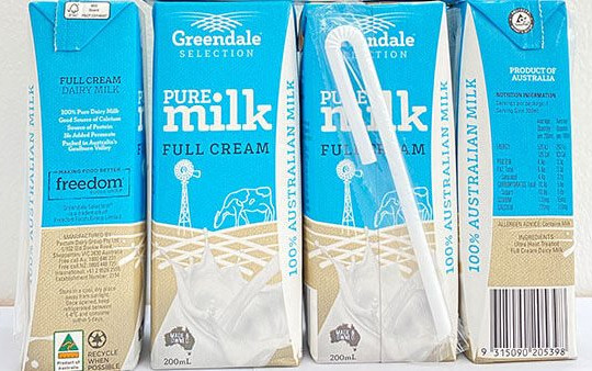 Sữa tươi Úc nguyên liệu làm kem tươi