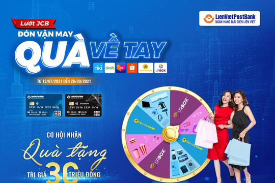 LienVietPostBank tặng quà khách hàng giao dịch qua thẻ tín dụng