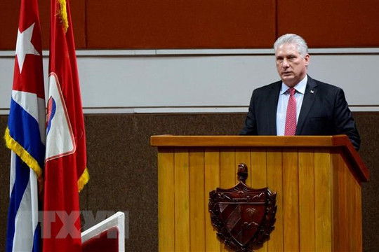 Chủ tịch Cuba Miguel Diaz-Canel kêu gọi người dân đoàn kết