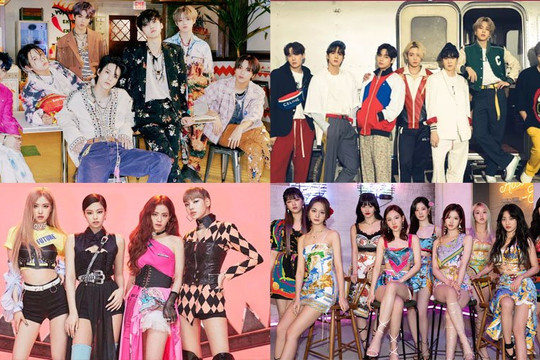 Đi tìm nhóm nhạc trụ cột 'cân' doanh số album của SM, YG, JYP và HYBE nửa đầu năm 2021