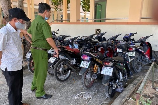 Ngăn chặn kịp thời 25 thanh, thiếu niên chạy mô tô gây náo loạn