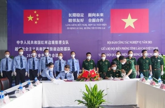Hội đàm phối hợp bảo vệ tuyến biên giới Lào Cai-Vân Nam