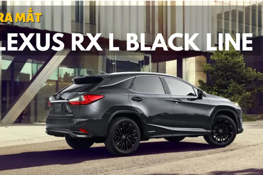 Lexus RX L Black Line 2022 ra mắt, chỉ có 495 chiếc