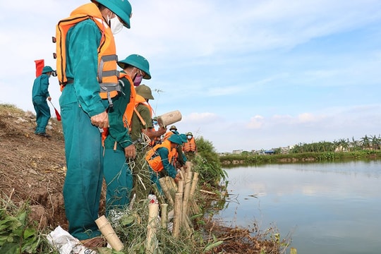 Chủ động ứng phó “thảm họa kép” thiên tai và dịch bệnh