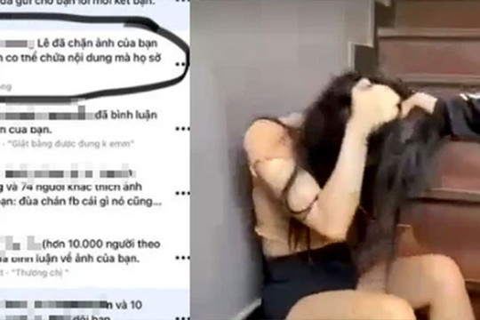 Động thái mới nhất của người vợ trong clip đánh ghen hot girl ở Hà Nội, nhắn nhủ đến tiểu tam: "Chặn thế nào được hả em..."