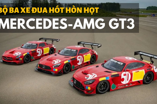 Ngắm chi tiết bộ ba xe đua Mercedes-AMG GT3 vừa ra mắt