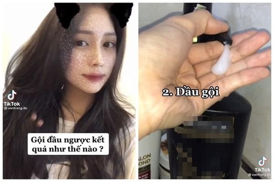 Gội đầu ngược đời: TikToker nhận kết quả bất ngờ khi xả trước, gội sau
