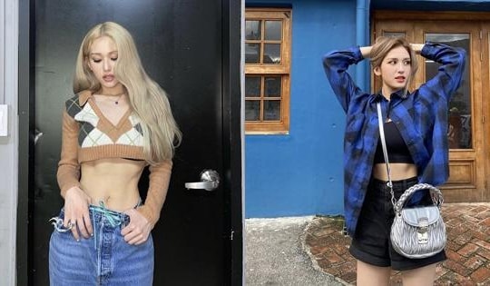 ‘Xỉu ngang’ những lần 'bông hồng lai' Somi vén áo khoe cơ bụng