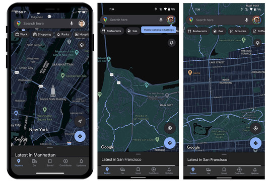 Cách bật chế độ tối cho Google Maps trên iOS