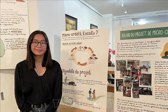 Nữ họa sĩ trẻ Việt kiều lan tỏa vấn đề da cam ở Việt Nam đến công chúng Pháp qua 10 bức tranh đồ họa