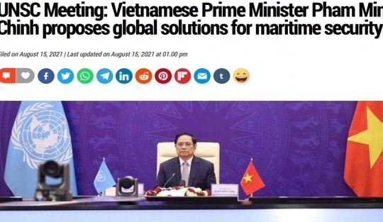 Truyền thông UAE đề cao giải pháp toàn cầu của Việt Nam trong vấn đề an ninh hàng hải