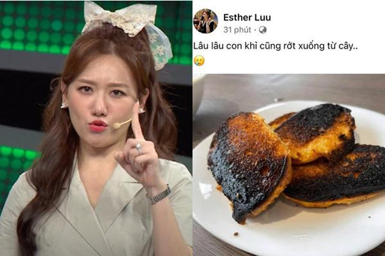 Hari Won giải thích thế nào về siêu phẩm bánh rán cháy đen mới ra lò?