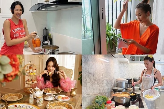 Ở nhà mùa dịch, sao Việt có 'ghét bếp' đến mấy cũng thành masterchef