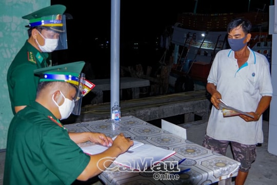 Cà Mau: Kiểm soát chặt biên giới biển
