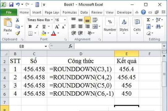 7 cách làm tròn số trong excel có ví dụ chi tiết