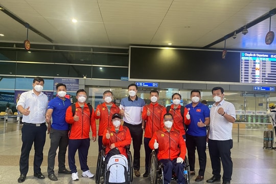Đoàn TTNKT Việt Nam dự Paralympic Tokyo 2020 đã có mặt ở Nhật Bản