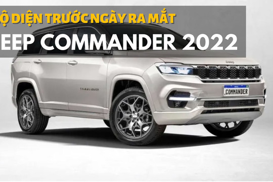 Jeep Commander 2022 lộ diện trước ngày ra mắt