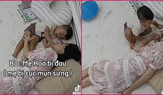 Tan chảy với cách chữa mụn cho mẹ của con trai Hòa Minzy