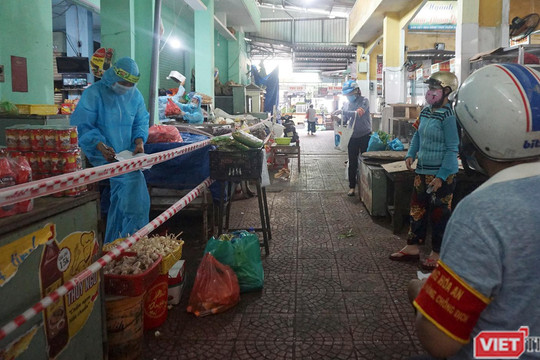 Đà Nẵng chính thức cho chợ truyền thống mở cửa trở lại phục vụ người dân
