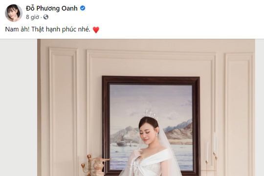 'Hương vị tình thân': Nam khoe ảnh cưới đẹp ngây ngất, fan đề nghị tổ chức cưới online tránh Covid