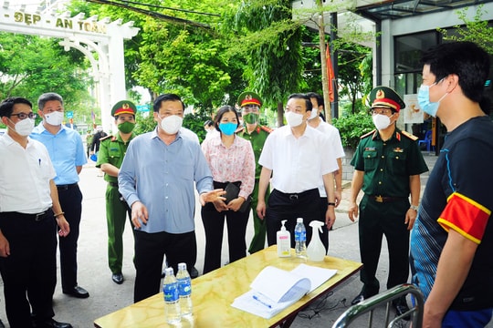 Bí thư Thành ủy Hà Nội: Tạo đồng thuận trong nhân dân để phân vùng phòng, chống dịch thật hiệu quả
