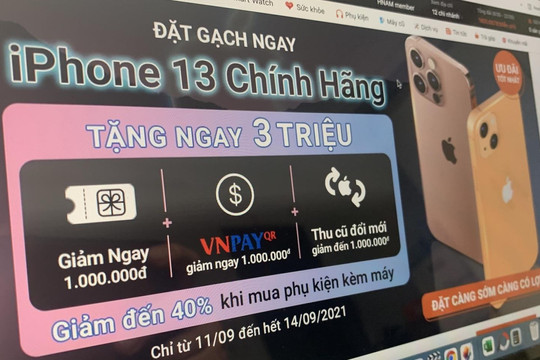 iPhone 13 chưa ra mắt, khách Việt Nam đã săn mua, cửa hàng chấp nhận đặt cọc