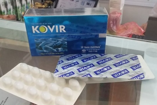 Bộ Y tế cảnh báo về quảng cáo thực phẩm Kovir hỗ trợ điều trị Covid