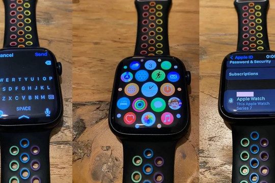 Apple Watch Series 7 lộ ảnh thực tế