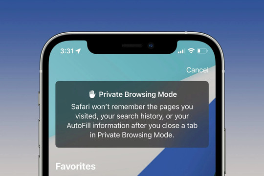 4 cách mở chế độ duyệt web riêng tư trên Safari chạy iOS 15