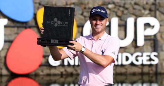 Justin Thomas và biệt danh “biểu tượng của CJ Cup”