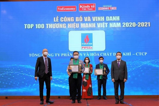 Đạm Phú Mỹ được vinh danh Top 100 Thương hiệu mạnh Việt Nam 2020 - 2021